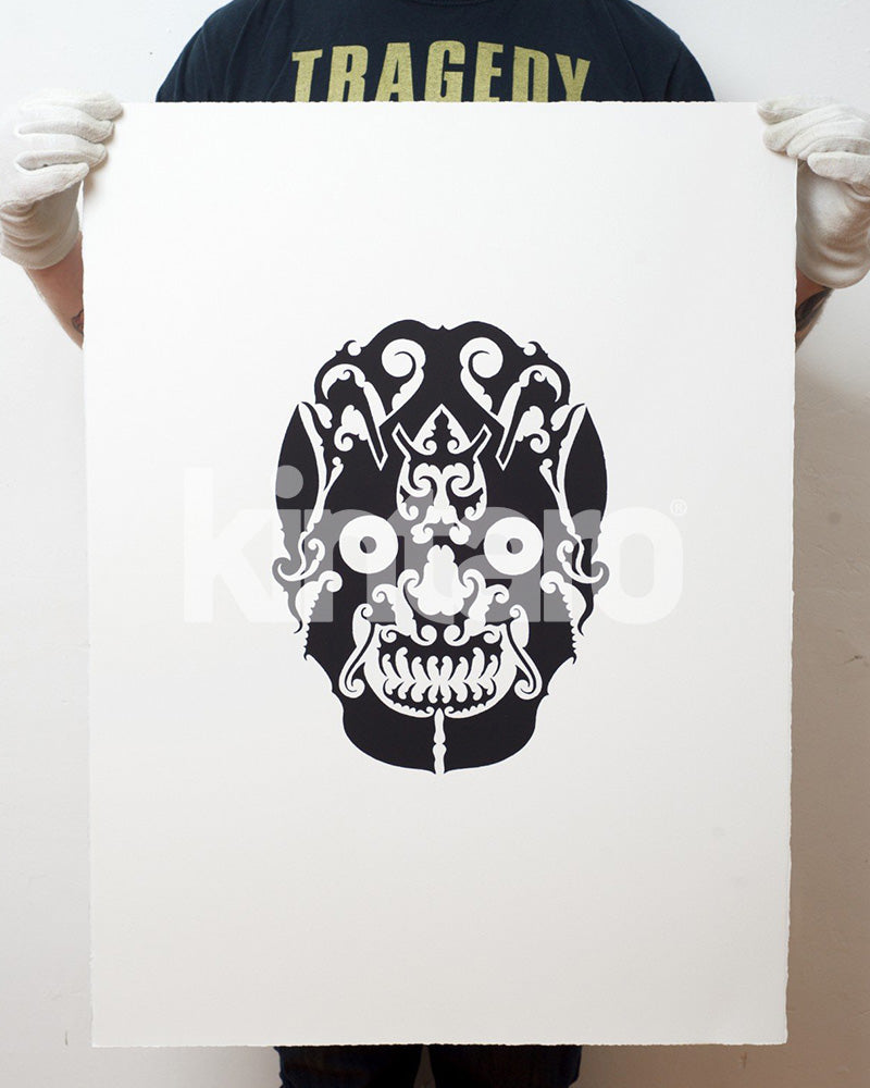 Borneo Skull Limited Edition Tattoo Prints - Kintaro Publishing